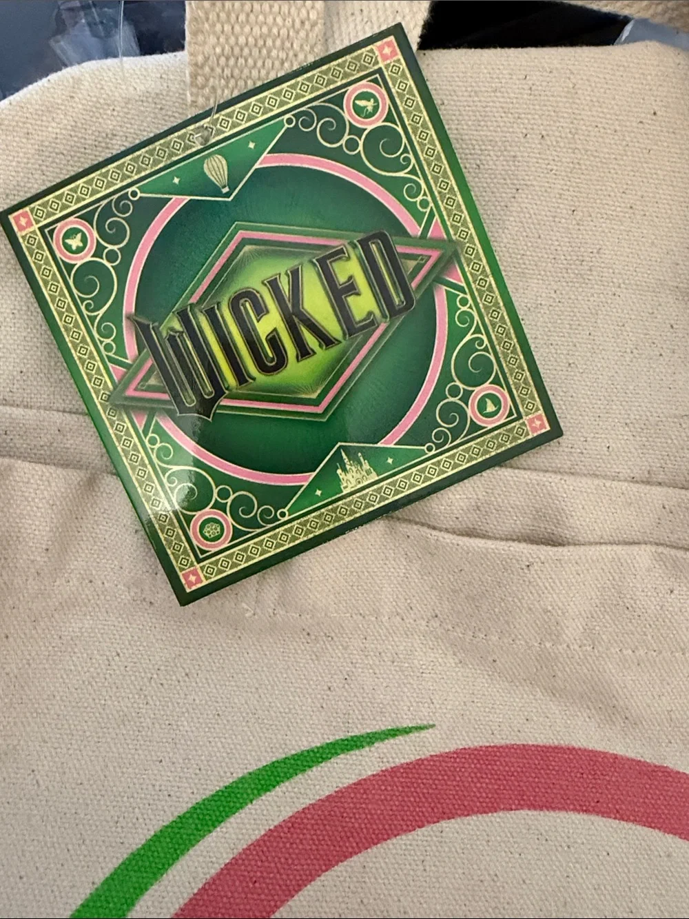 Wicked Green Canvas Tote Bag - Wicked